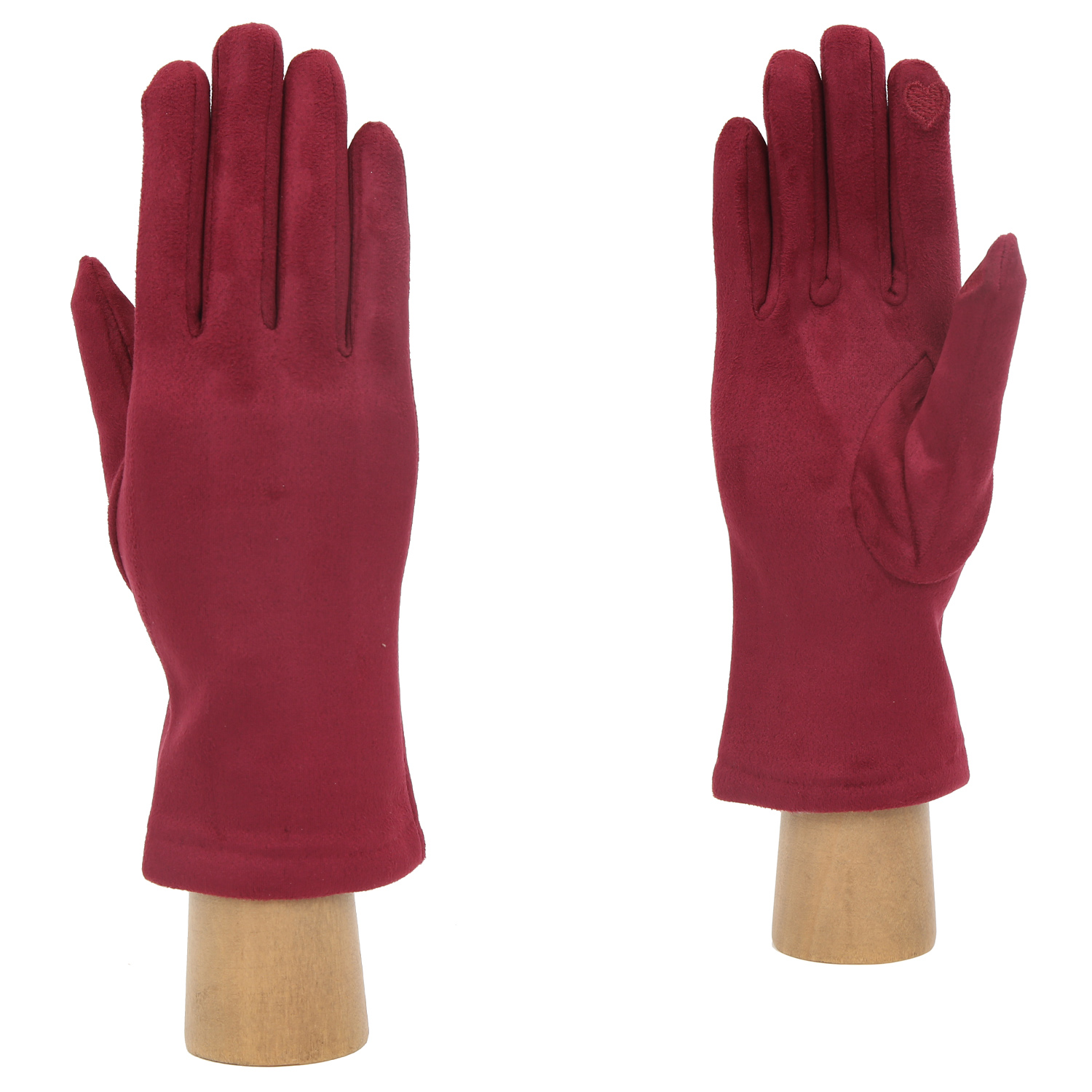 Перчатки женские FABRETTI TM10-8, бордовые