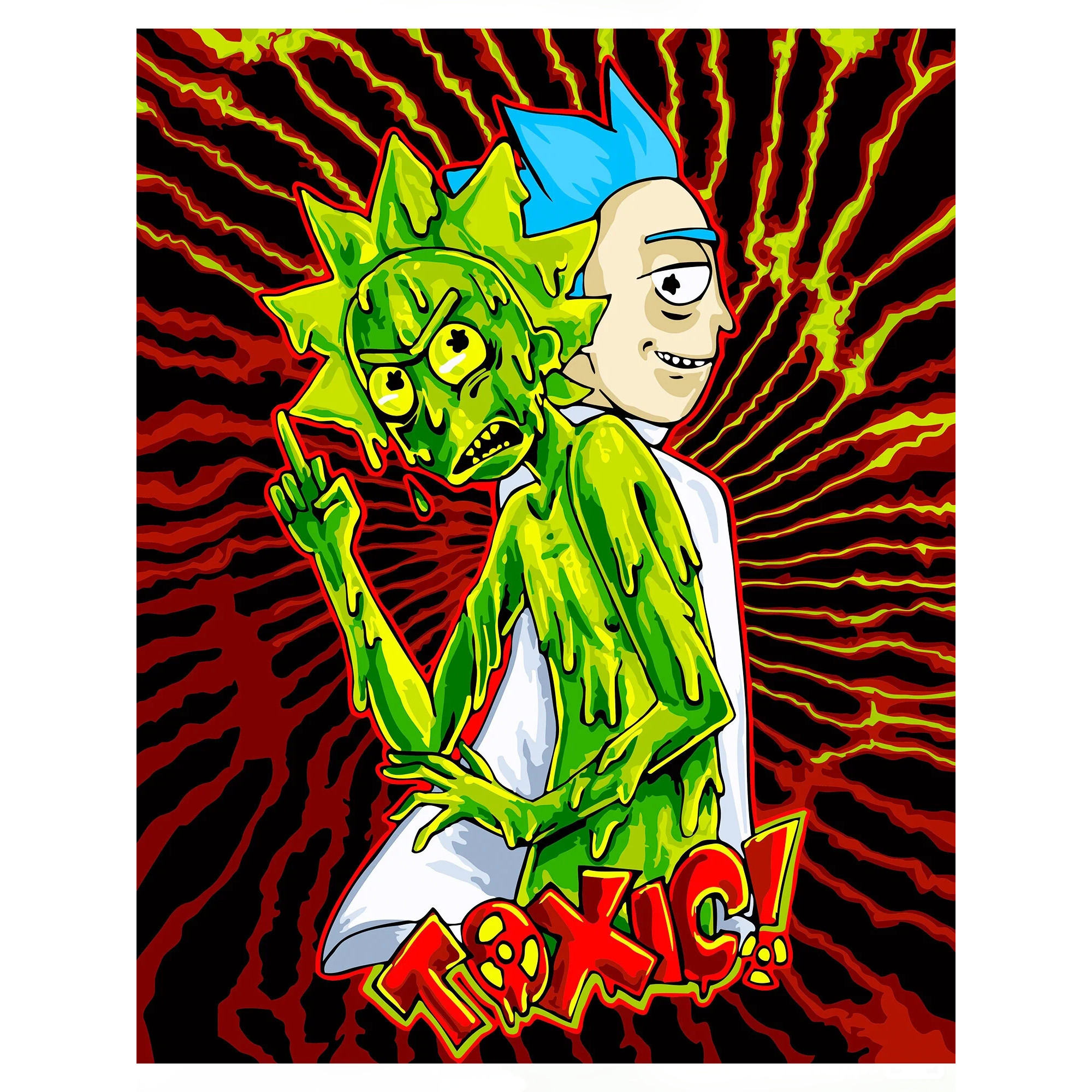 

Картина по номерам на холсте Art on Canvas Toxic Rick AC101 40х50, Картина по номерам 01