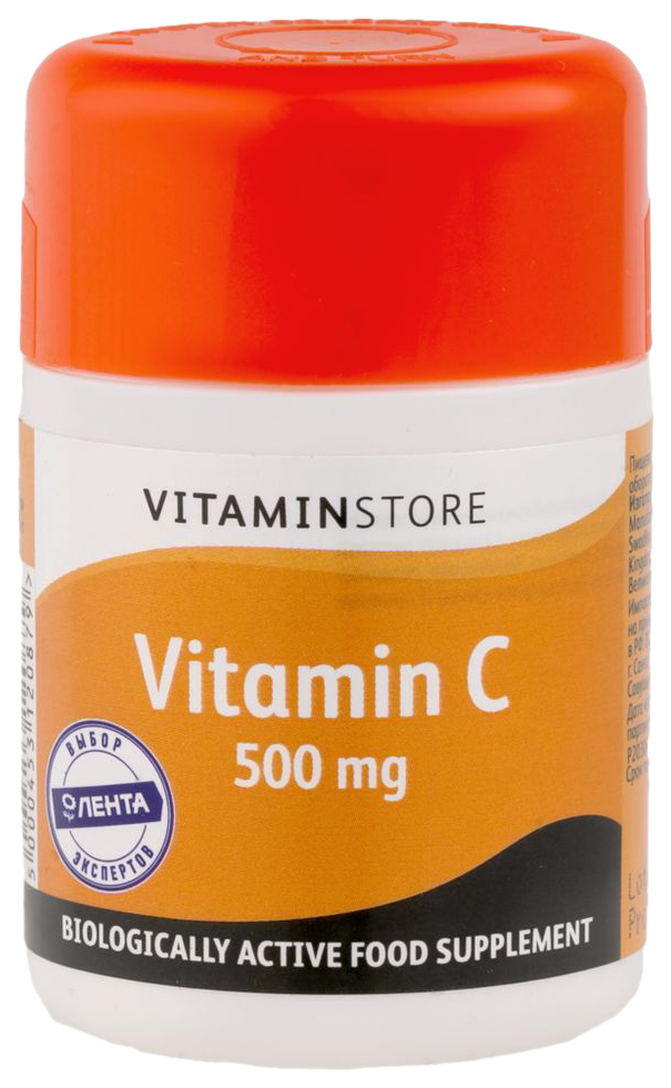 

Витамин C Vitaminstore 500 мг 50 шт.