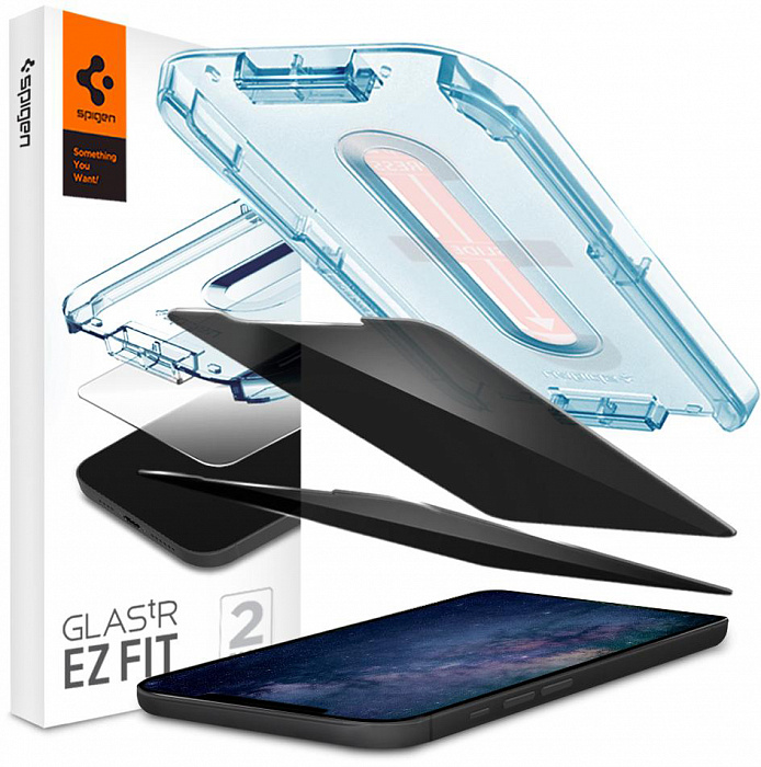 

Защитное стекло Spigen Glas.tR EZ Fit Privacy 2 Pack (AGL01813) для iPhone 12 mini Clear