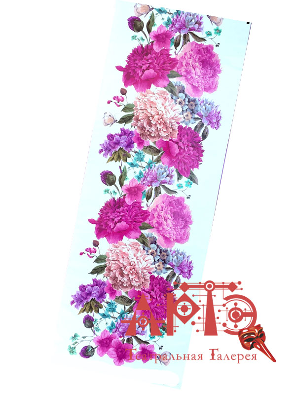Переводной тату-рукав Розовые цветы, разноцветный
