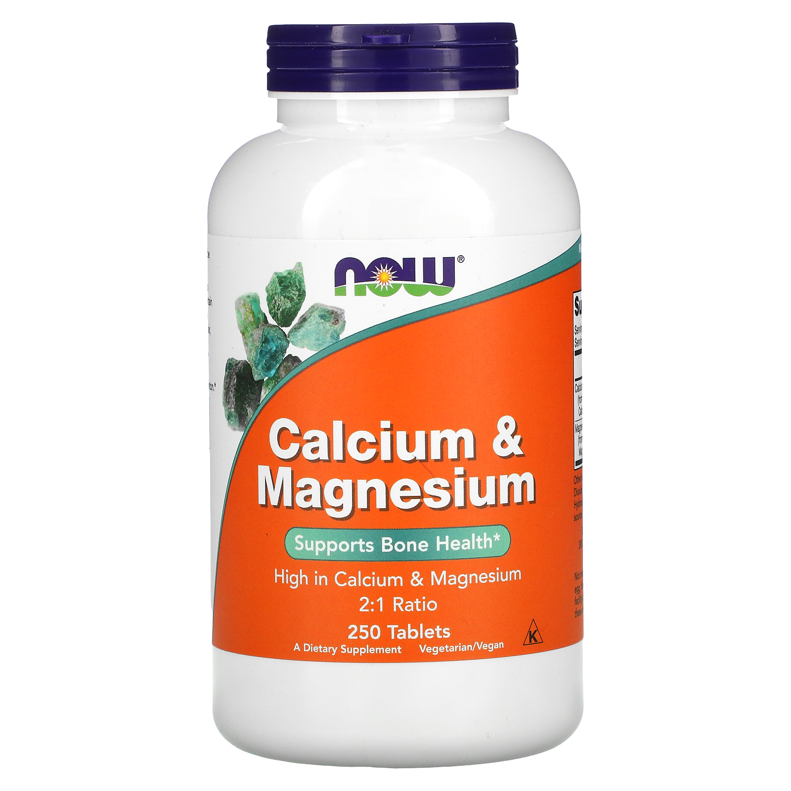 Calcium & Magnesium NOW таблетки 250 шт.