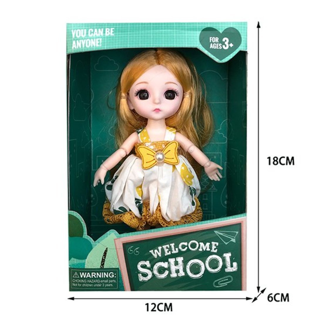 

Кукла Наша Игрушка 16см., кор., Кукла 16см., кор.