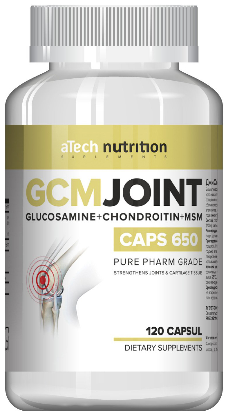 Купить Биологически активная добавка ATech Nutrition Gcm Joint капсулы 120 шт., Россия