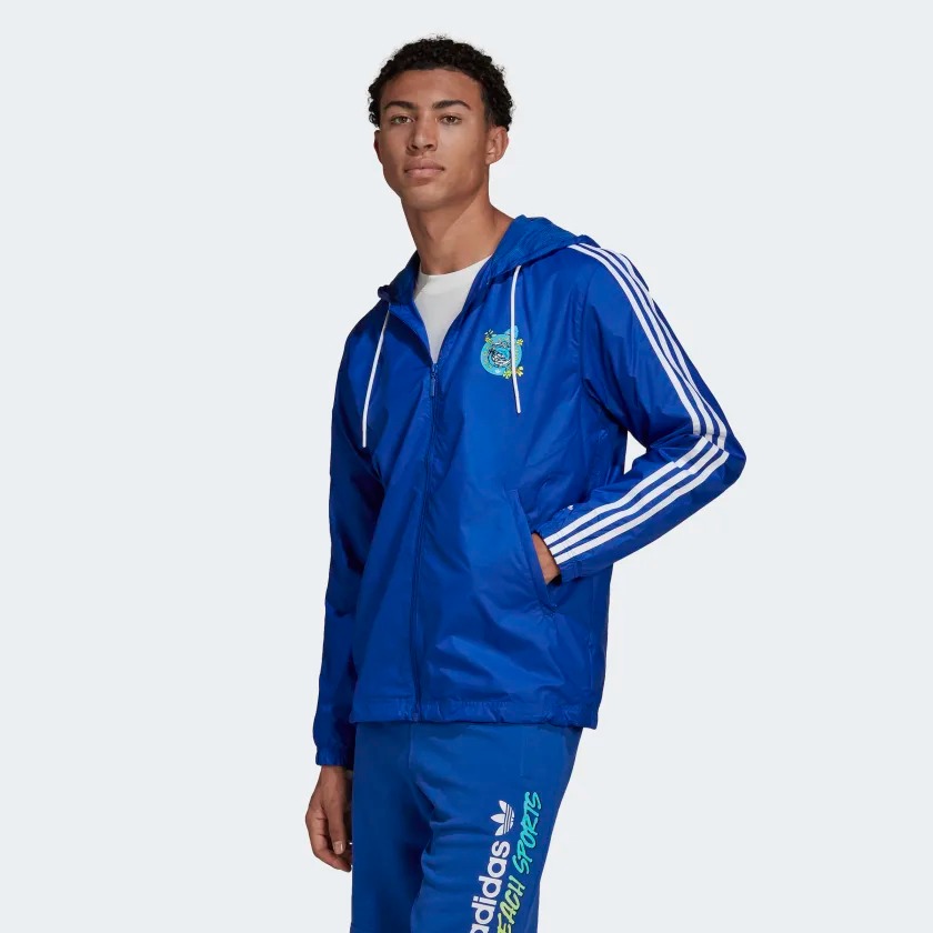 

Ветровка мужская Adidas HC7194 синяя L, Синий, HC7194