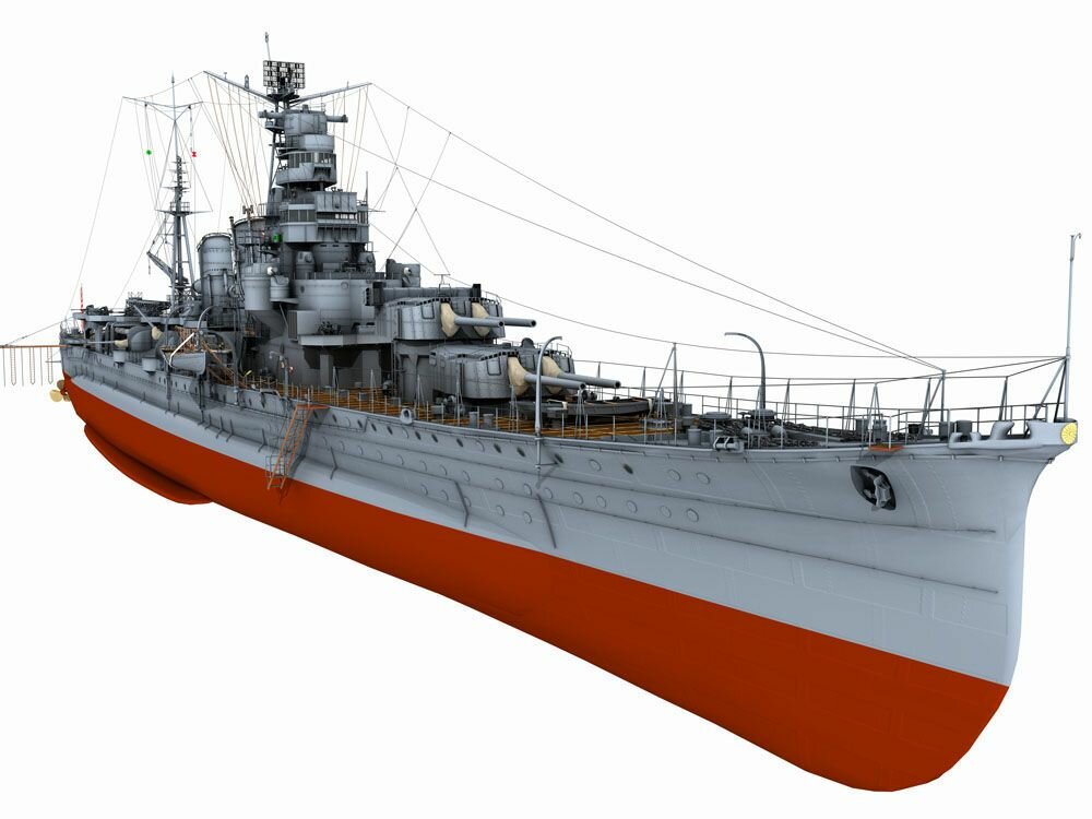

Сборная модель Hasegawa 49347 крейсер IJN AOBA