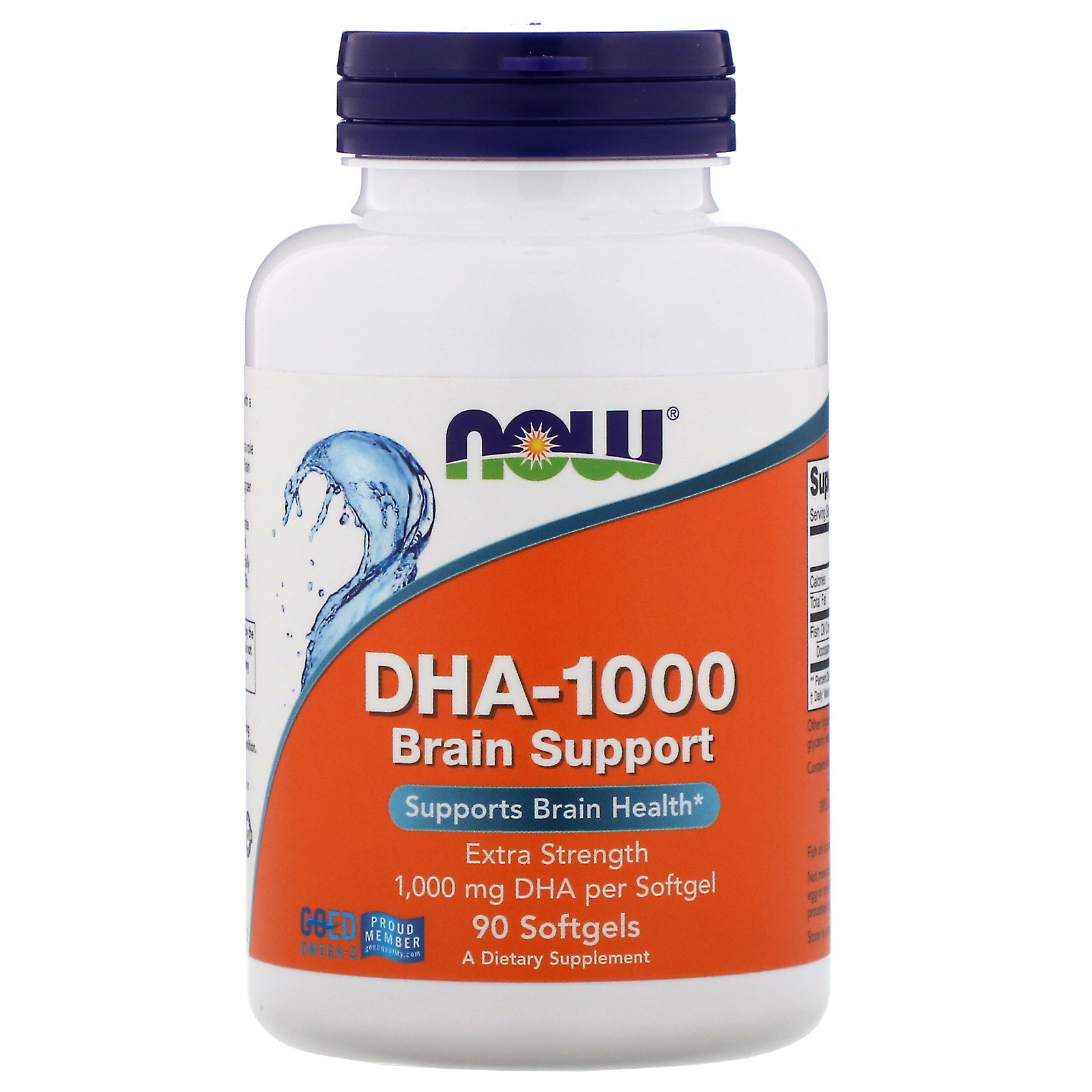 DHA - 1000 Extra Strength NOW капсулы 90 шт.