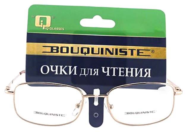 Купить 001/c1, Комплект 4 в 1 Bouquiniste очки корригирующие для чтения +3, 5 + футляр + салфетка + шнурок