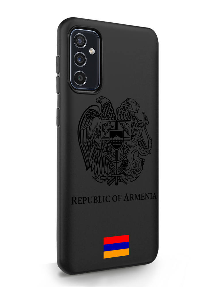 

Чехол SignumCase Samsung Galaxy M52 Черный лаковый Герб Армении черный, Samsung Galaxy M52 Черный лаковый Герб Армении