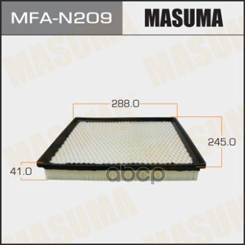 

Фильтр воздушный Nissan Pathfinder III 05> Masuma MFAN209