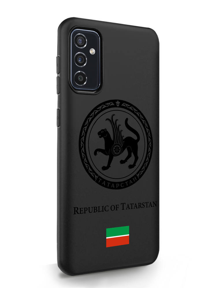 

Чехол SignumCase Samsung Galaxy M52 Черный лаковый Герб Татарстана черный, Samsung Galaxy M52 Черный лаковый Герб Татарстана