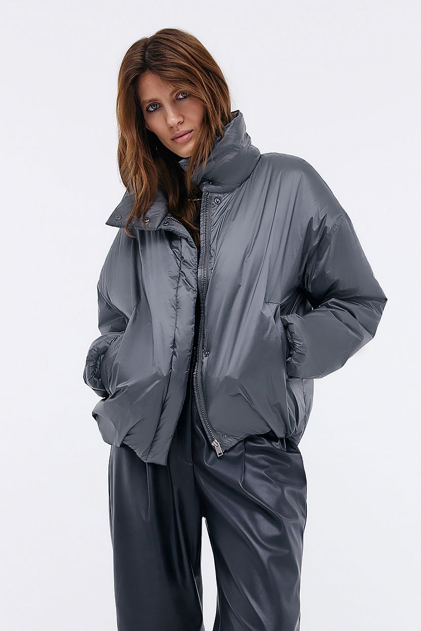 

Куртка женская Baon B0324006 серая 2XL, Серый, B0324006