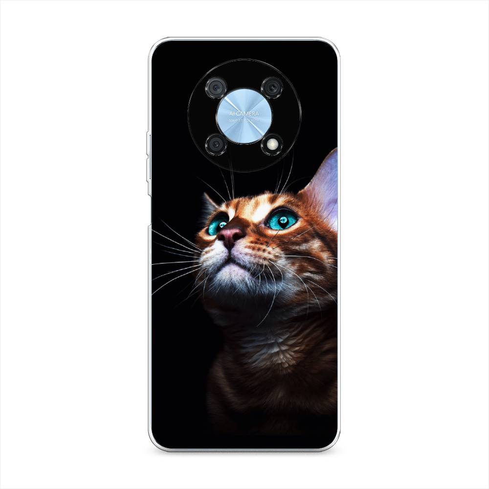 

Чехол Awog на Huawei Nova Y90 "Мечтательный кот", Разноцветный