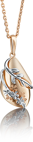 

Кулон из красного золота PLATINA jewelry 03-2773-00-000-1110-48, 03-2773-00-000-1110-48
