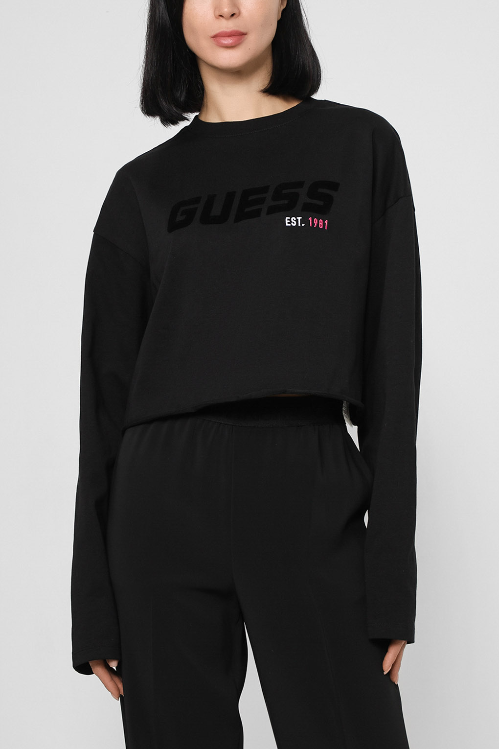 

Свитшот женский Guess V2BI08 KBC30 черный M, V2BI08 KBC30