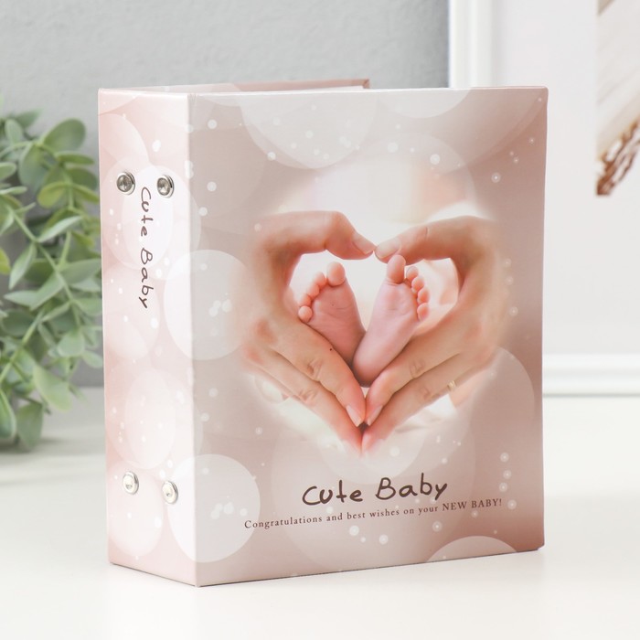 

Фотоальбом на 100 фото Детский альбом-8.Сердце, 10х15 см, Бежевый, Детский альбом-8.Сердце