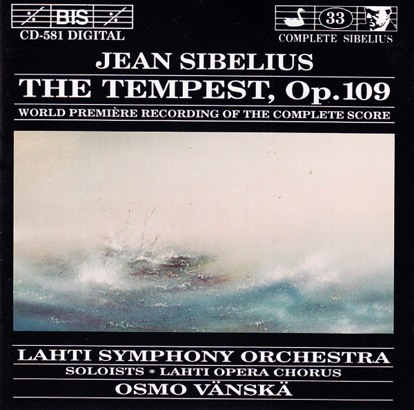 Sibelius - The Tempest / Osmo Vanska (1 CD)