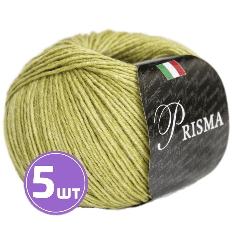 

Пряжа SEAM PRIZMA (28), яблоко меланж, 5 шт. по 50 г, Зеленый