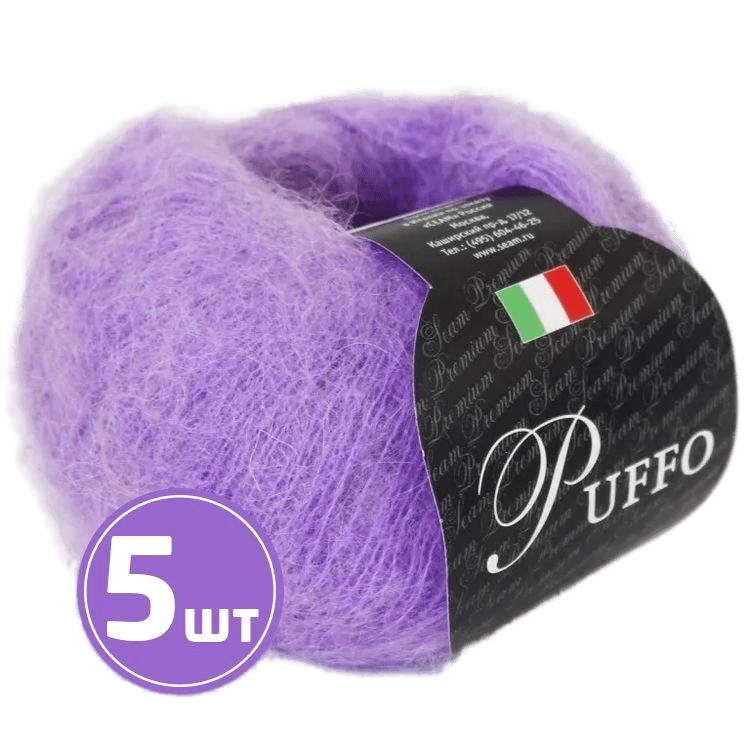 

Пряжа SEAM PUFFO (62), колокольчик, 5 шт. по 25 г