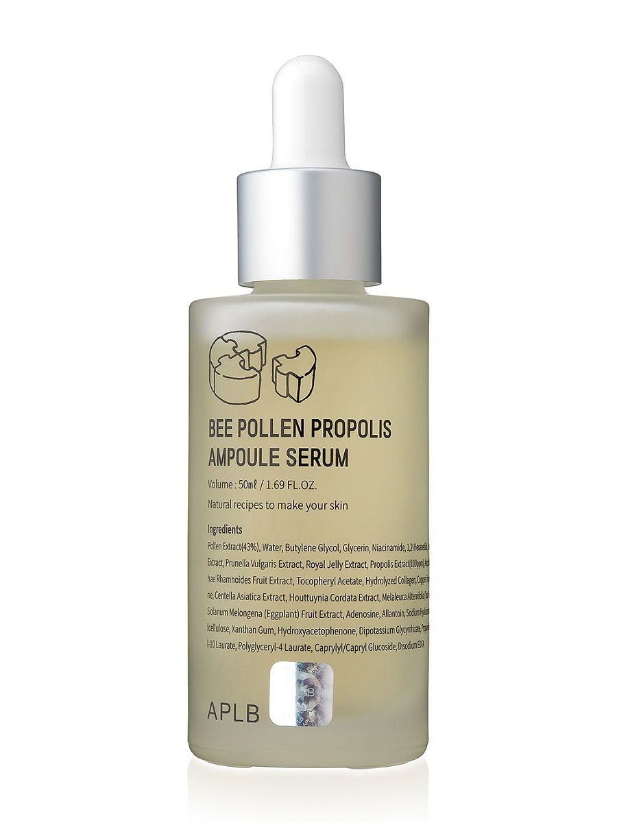 

Сыворотка для лица с прополисом APLB BEE POLLEN PROPOLIS AMPOULE SERUM 50 мл, APLB_12