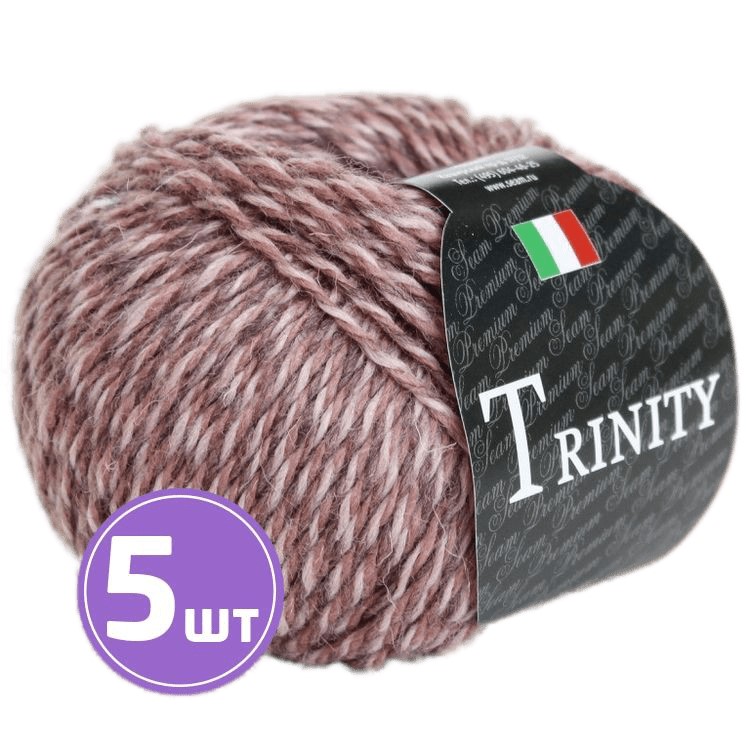 

Пряжа SEAM TRINITY (12), мозайка, 5 шт. по 50 г, Коричневый