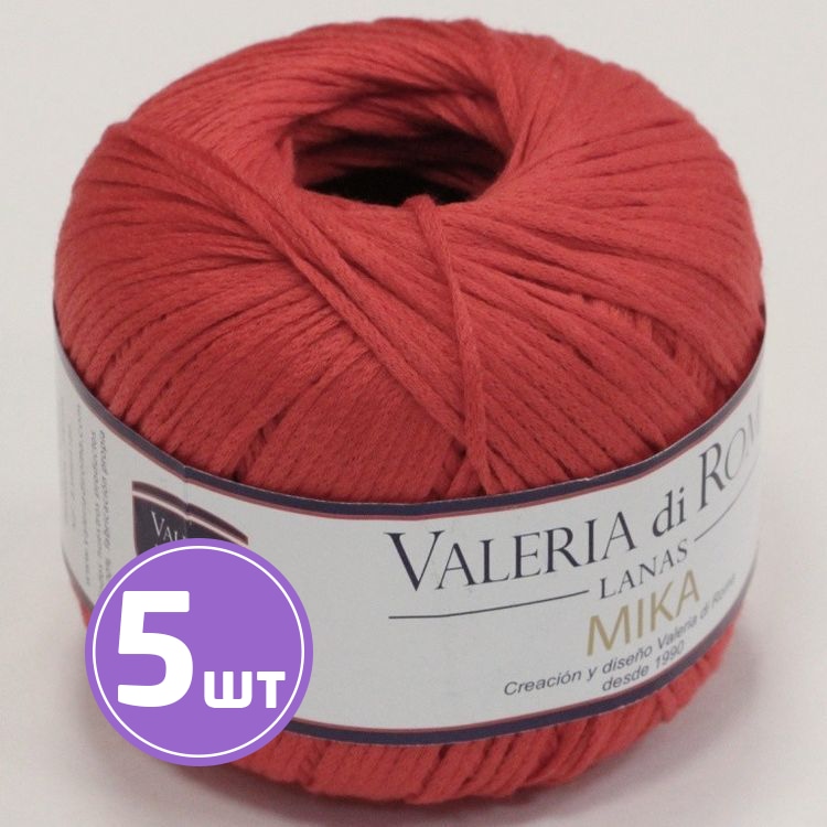 

Пряжа SEAM Valeria di Roma MIKA (025), красный, 5 шт. по 50 г