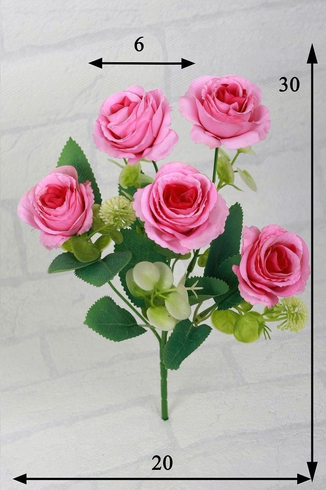 

Искусственные Розы (букет), Зеленый;розовый, В-57-00-2