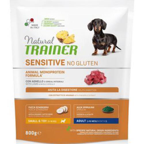 

Сухой корм для взрослых собак Trainer Natural No Gluten Mini Adult ягненок, 800 г