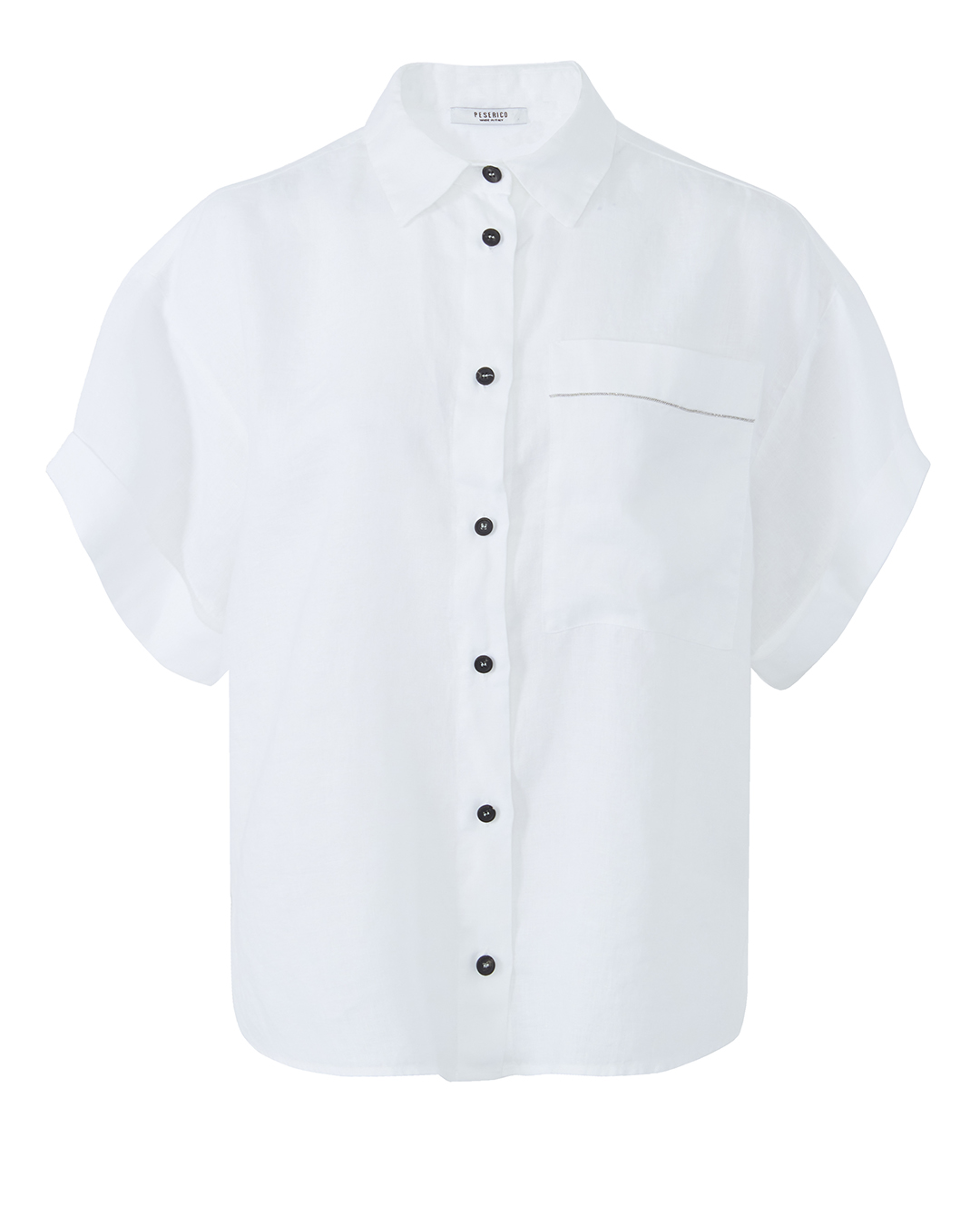 

Блуза женская Peserico S06048T0 белая 40 IT, S06048T0