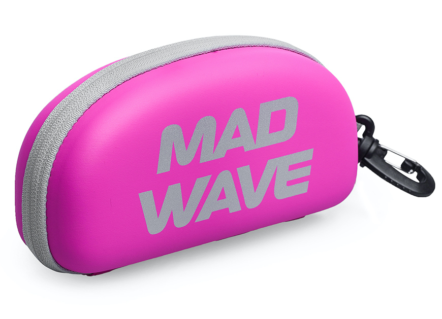 фото Чехол / футляр / для плавательных очков mad wave goggle case, цвет розовый (11w) madwave