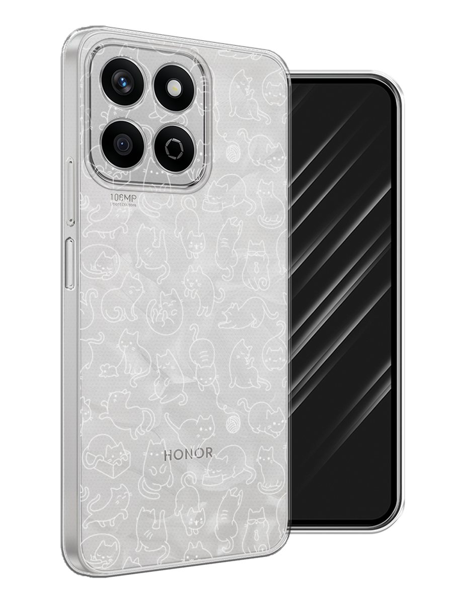 

Чехол Awog на Honor X7c "Шкодливые котики", Прозрачный;бежевый, 6125250-1