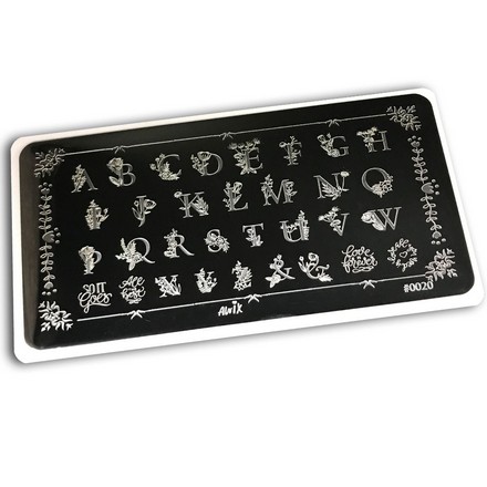 

Пластина для стемпинга AWIX Professional, №0020, Прозрачный