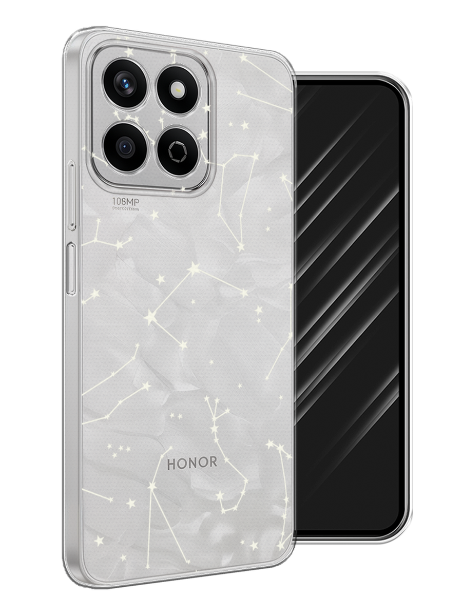 

Чехол Awog на Honor X7c "Созвездия", Прозрачный;серый;бежевый, 6125250-1