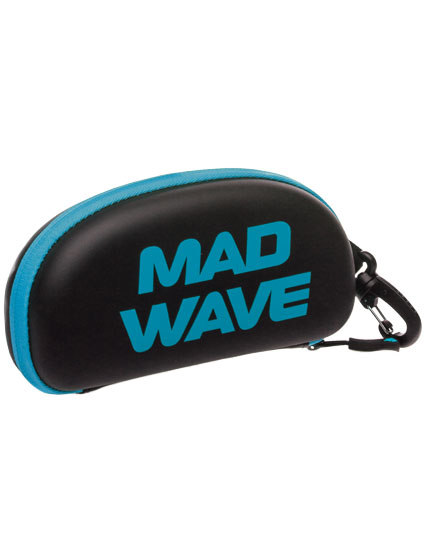 фото Чехол / футляр / для плавательных очков mad wave goggle case, цвет голубой (08w) madwave
