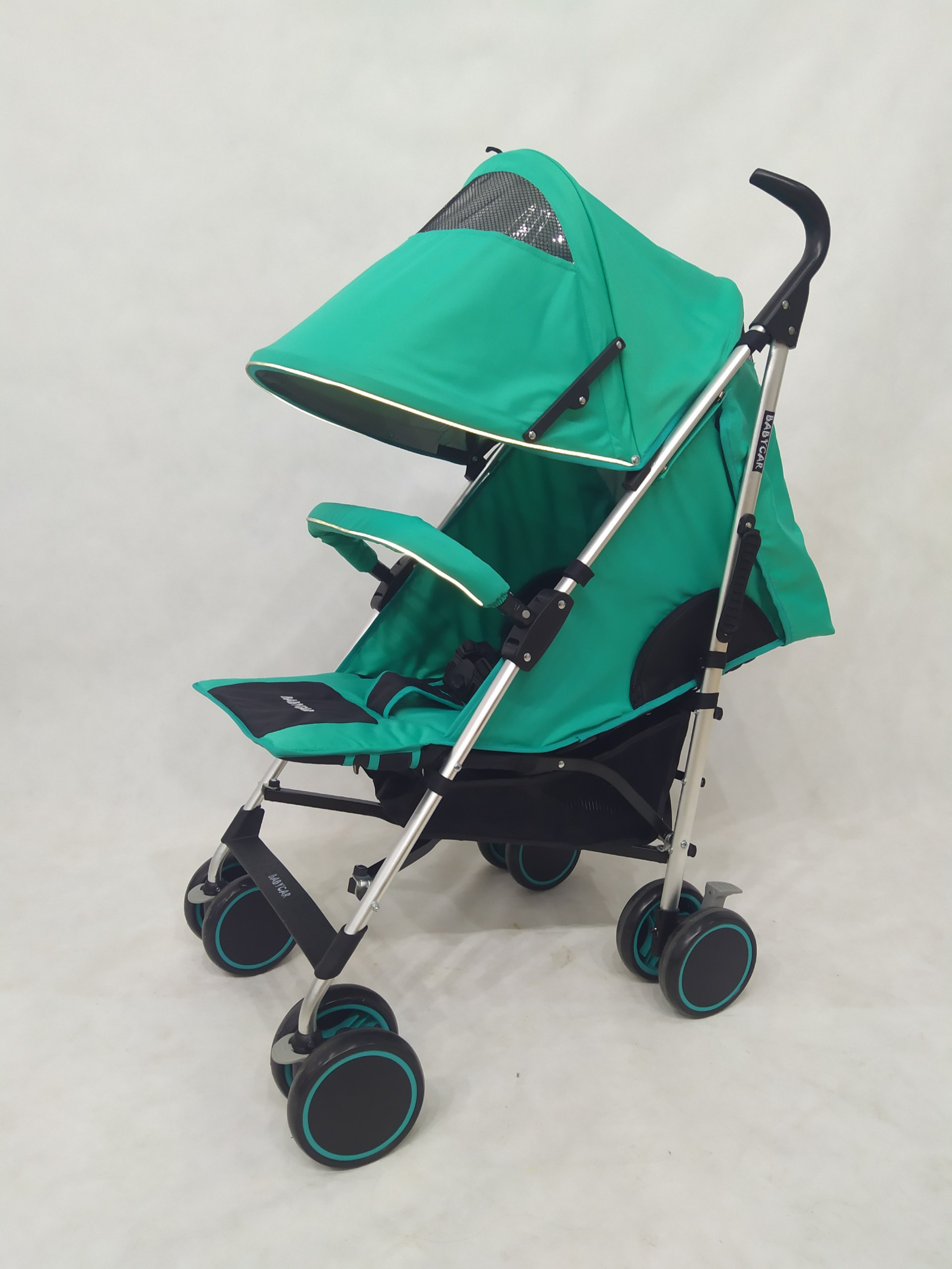 Коляска трость BabyCar LILA SL 180 с чехлом на ножки бирюзовый 6,3кг щётка для пола с черенком elite venecia 120 см бирюзовый