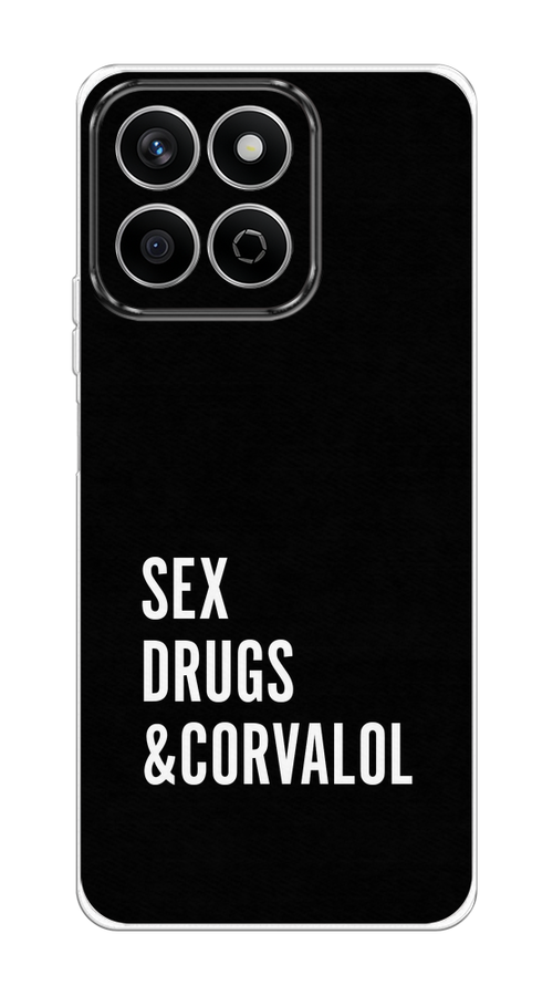 

Чехол на Honor X7c Corvalol, Черный;серый;белый, 6125250-1