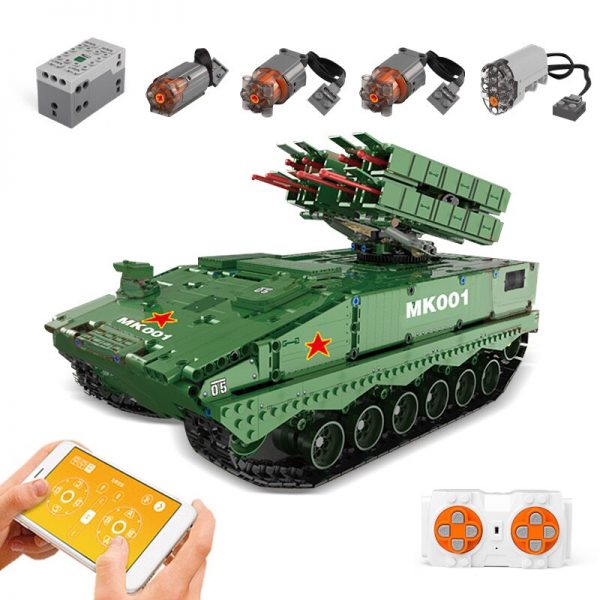 

Конструктор Mould King 20001 Самоходный противотанковый комплекс HJ-10 с ДУ, 20001