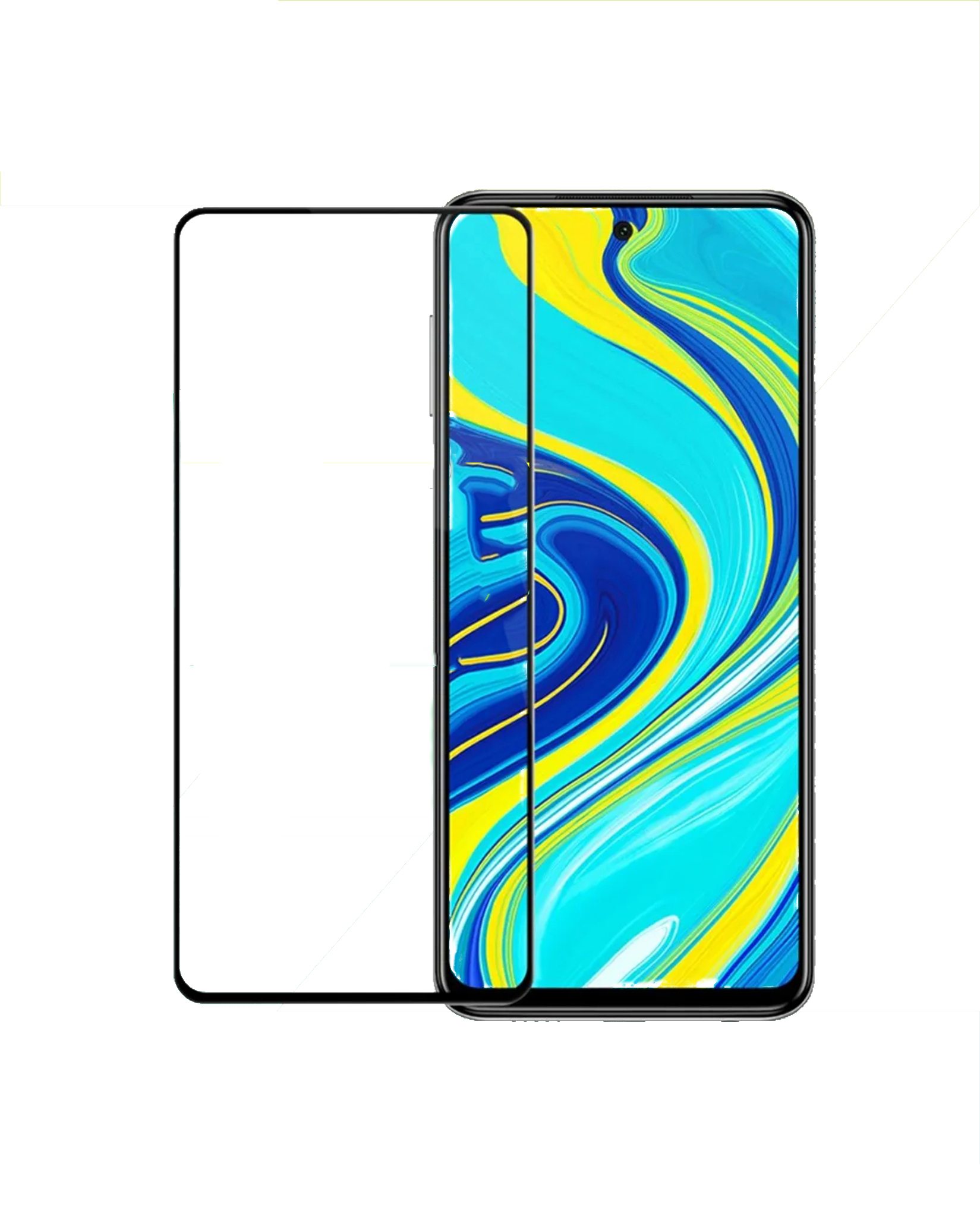 

Защитное стекло для Xiaomi Redmi Note 9 Pro (черное)