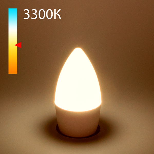 фото Лампа светодиодная elektrostandard свеча сd led 8w 3300k e27 (ble2711)