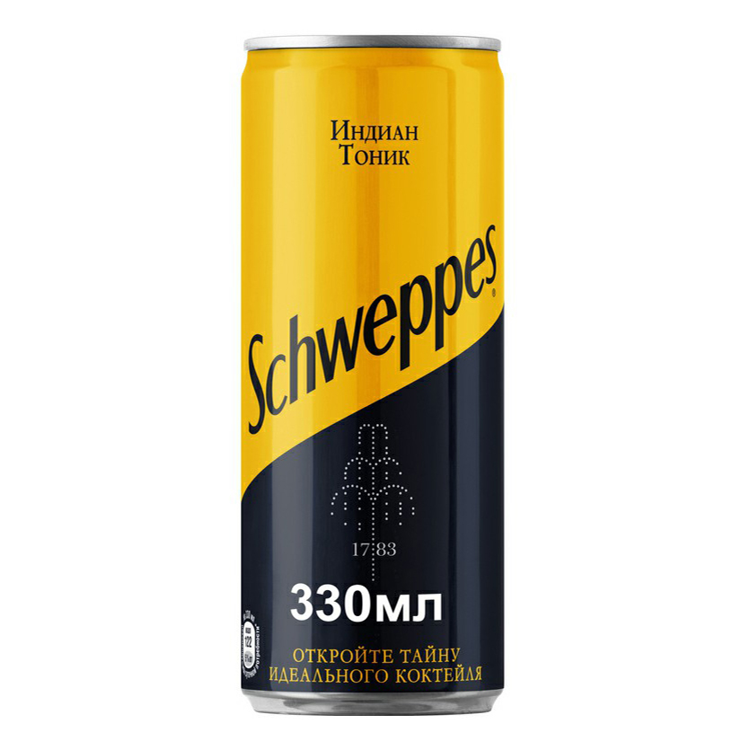 фото Напиток газированный schweppes indian tonic 0,33 л