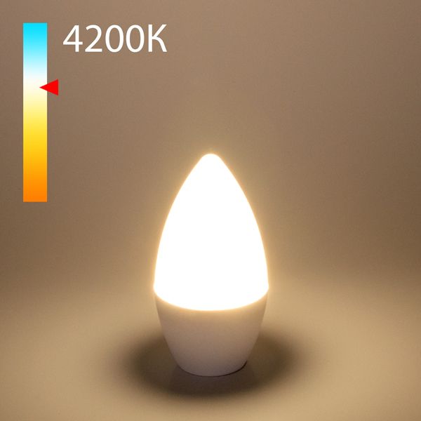 фото Лампа светодиодная elektrostandard свеча сd led 8w 4200k e14 (ble1403)
