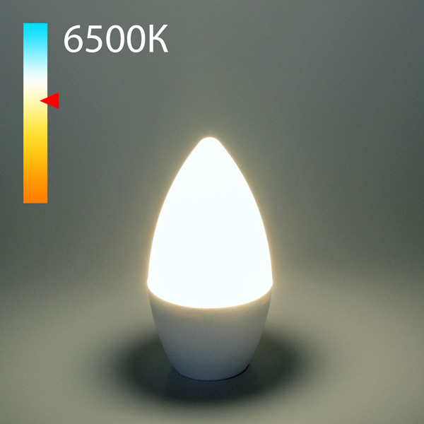 фото Лампа светодиодная elektrostandard свеча сd led 8w 6500k e14 (ble1404)