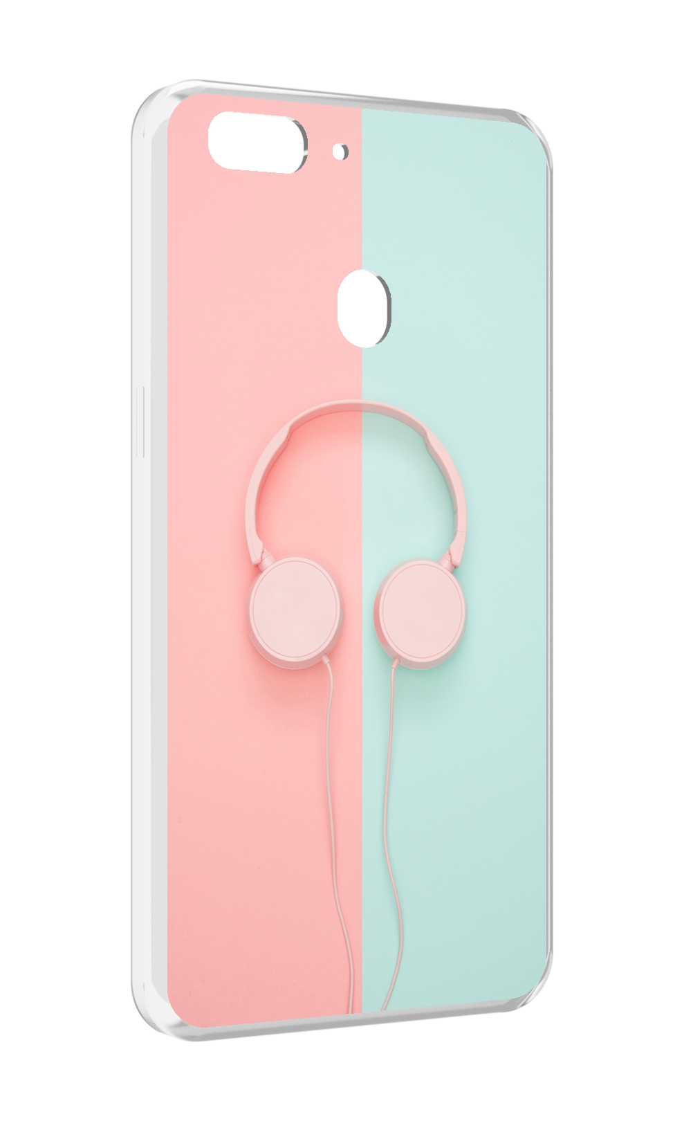 

Чехол MyPads наушники-минимализм для Oppo Realme 2, Прозрачный, Tocco