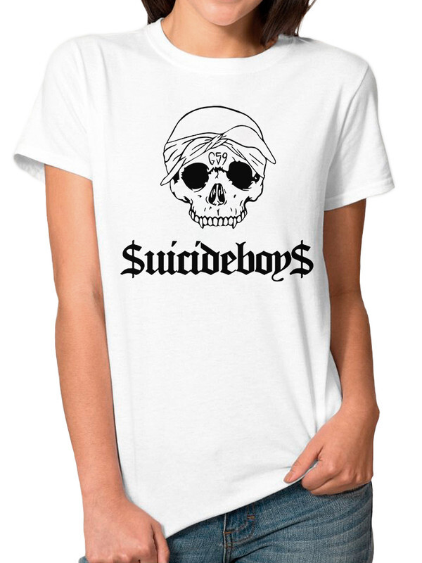 

Футболка женская Design Heroes Suicide Boys белая 2XL, Suicide Boys