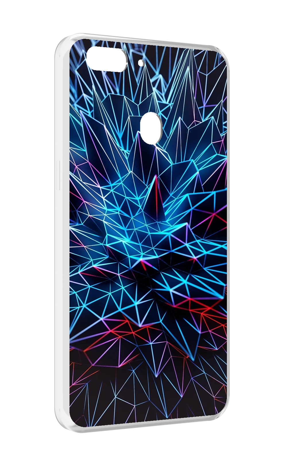 

Чехол MyPads неоновая-абстракция для Oppo Realme 2, Прозрачный, Tocco