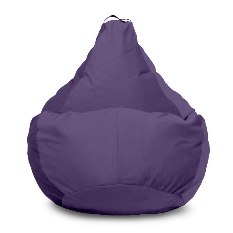 

Кресло-мешок PUFON Груша XXXXL, микровелюр, фиолетовый, Груша микровелюр