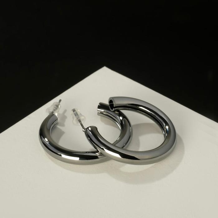 

Серьги-кольца Каньон, труба, d 2,5 см, серые, кольца, Каньон, труба, d 2,5 см, серые