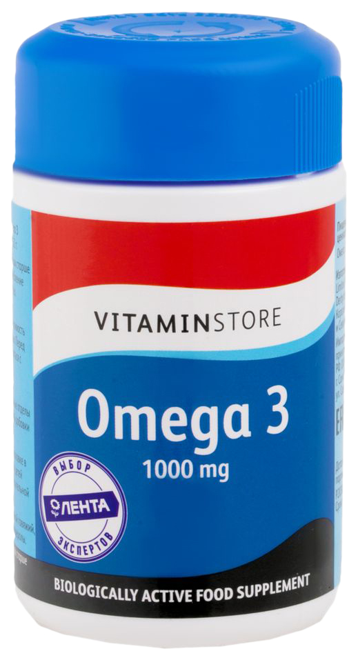 

Омега 3 Vitaminstore таблетки 1000 мг 60 шт.