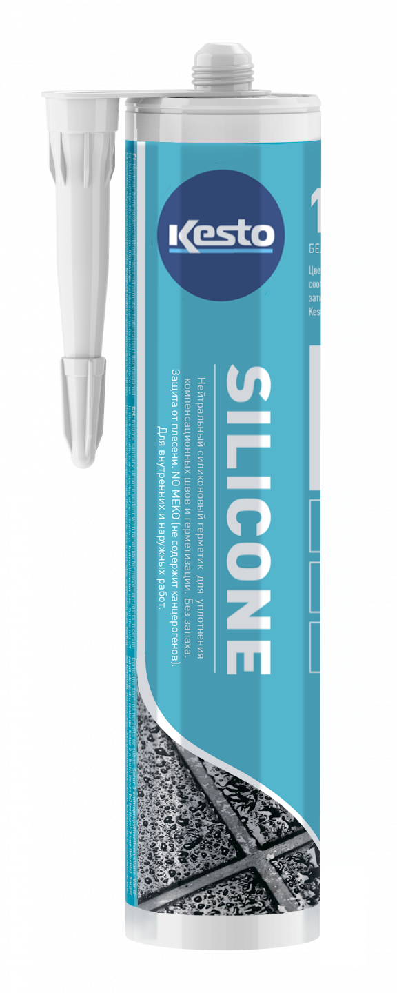 Санитарный силикон Kesto 40 серый 350гр