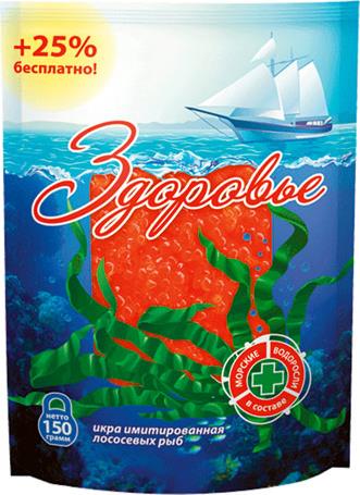 

Икра Здоровье из морских водорослей со вкусом лососевой икры имитированная